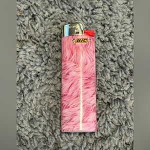 NWT Bic pink fuzzy looking lighter